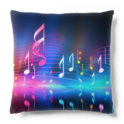煌めく音符たち Cushion