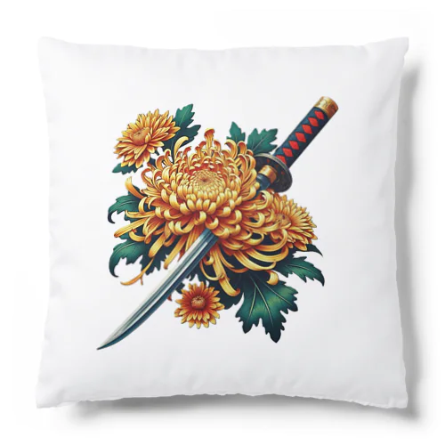 菊と刀 Cushion
