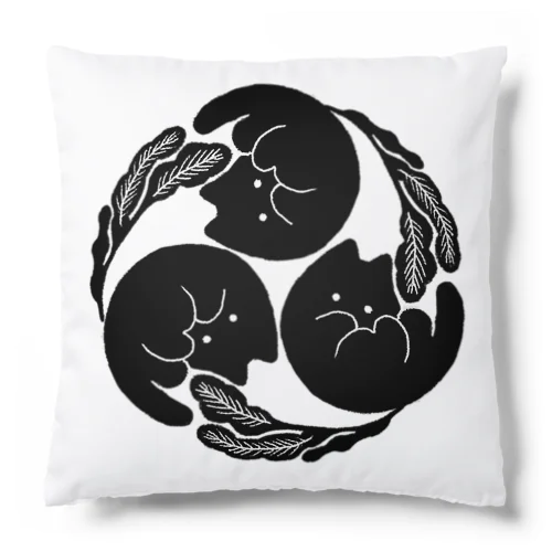 三つ巴ねこ Cushion