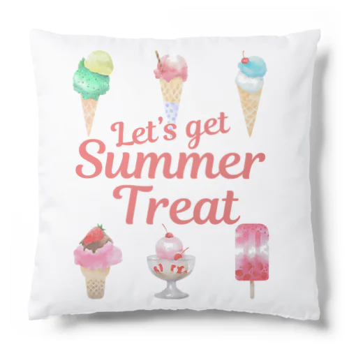 夏のおやつをゲットしよう！ Cushion