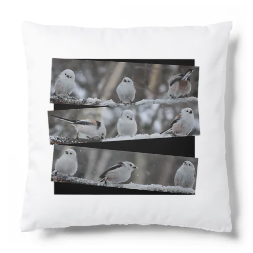 【心とカラダの栄養に】サロベツのシマエナガ Cushion