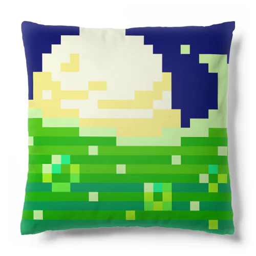 クリームソーダウェーブ【ドット絵】 Cushion