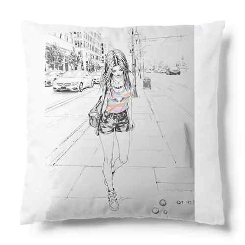 隠れた宝石を探す人 Cushion