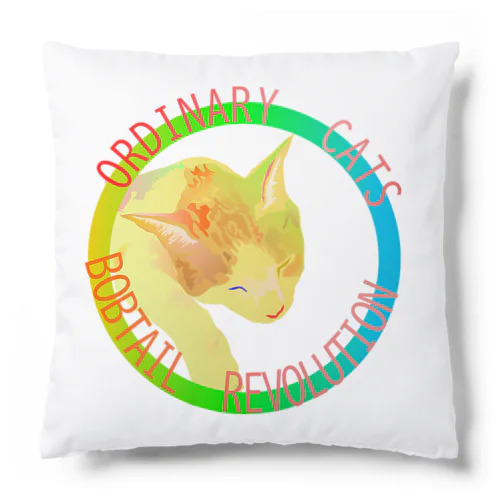 Ordinary Cats07h.t.(春) Cushion