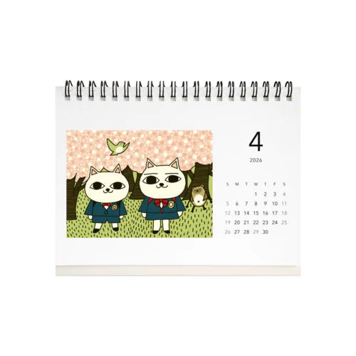 ねこぢる卓上カレンダー Desk Calendar