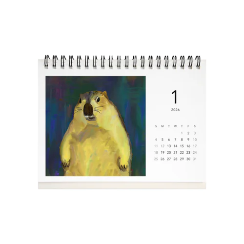 マーモットアート Desk Calendar