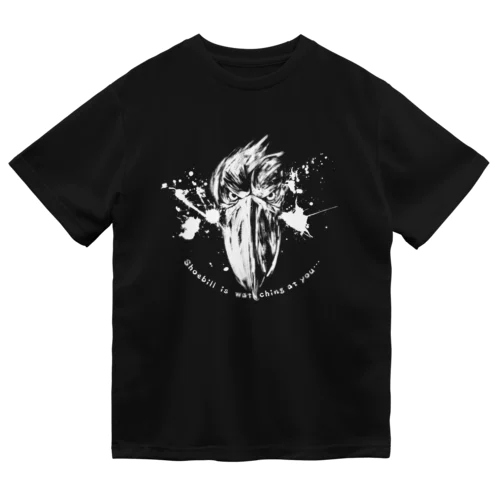 ハシビロコウ Dry T-Shirt