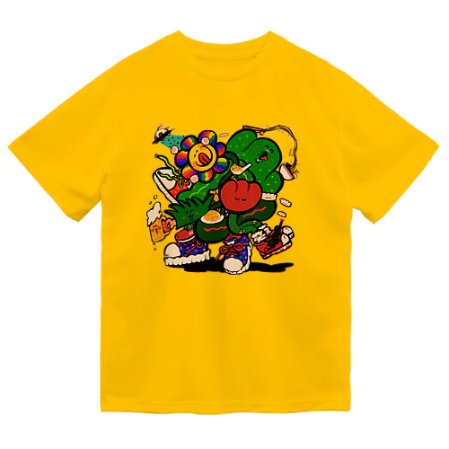 🥟🍺草花ふれんず🍜🍺 Dry T-Shirt