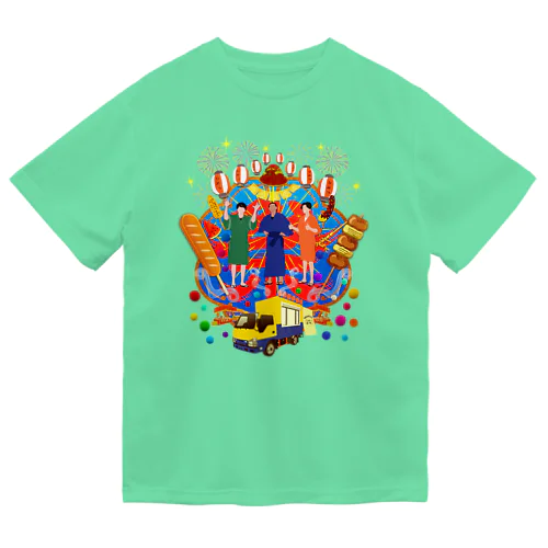 ひみつ基地。千葉の親子三代夏祭り2025 出店記念グッズ Dry T-Shirt