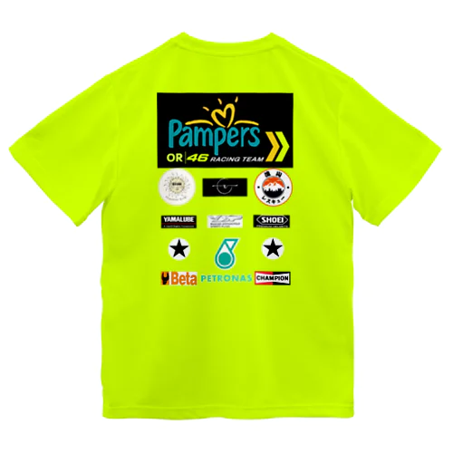 旧作 Pampers OR46 RACING TEAM ワークシャツ Dry T-Shirt