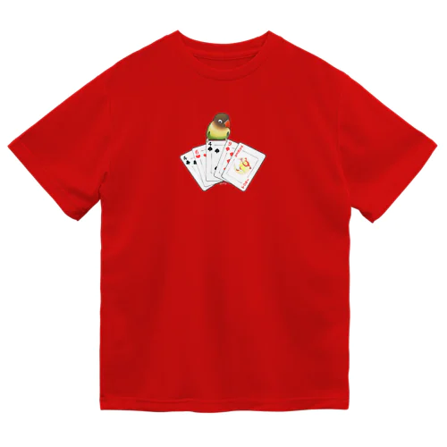 ルリコシボタン×トランプ Dry T-Shirt