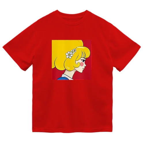 レトロ物憂げなあの横顔 Dry T-Shirt