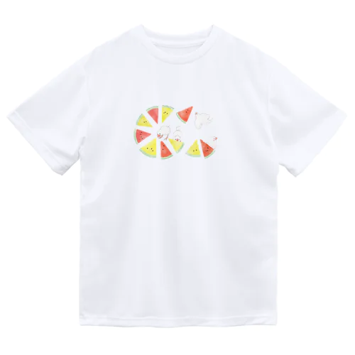 スイカと文鳥 Dry T-Shirt