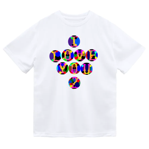 〇文字『I LOVE YOU2 h.t.』 Dry T-Shirt