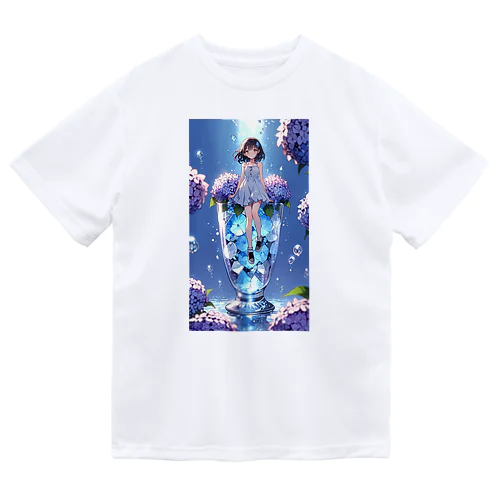 グラスの少女 Dry T-Shirt