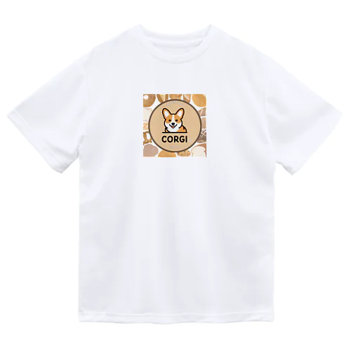もふもふコーギースマイル Dry T-Shirt