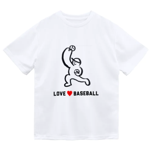 LOVE❤️BASEBALL Dry T-Shirt