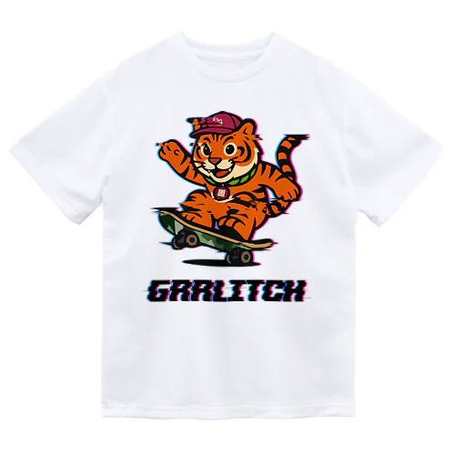 Grrlitch Tiger（グリッチ・タイガー） Dry T-Shirt