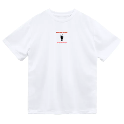 馬の骨スケルトンホース・SKELETON HORSE Dry T-Shirt