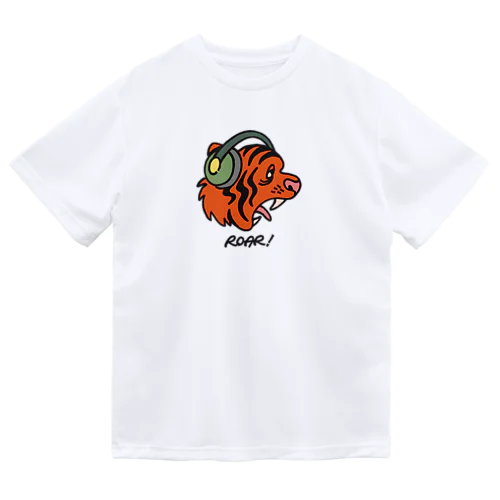 ヘッドホン・タイガー Dry T-Shirt