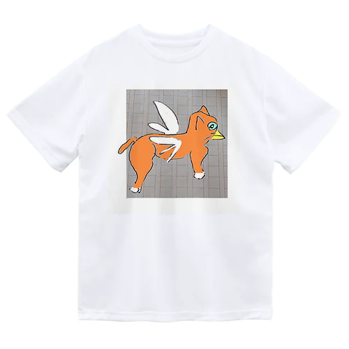 父親の手描きスタンプ。 Dry T-Shirt