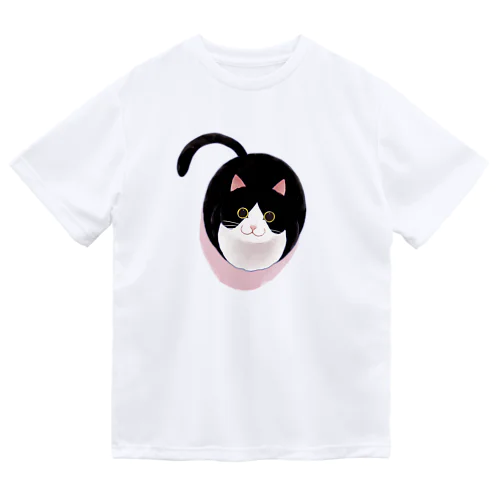 見上げるハチワレ猫ちゃん Dry T-Shirt