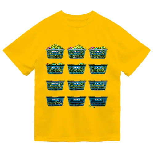 私立庭球学園のBall basket.(feat Rays Tennis) Dry T-Shirt