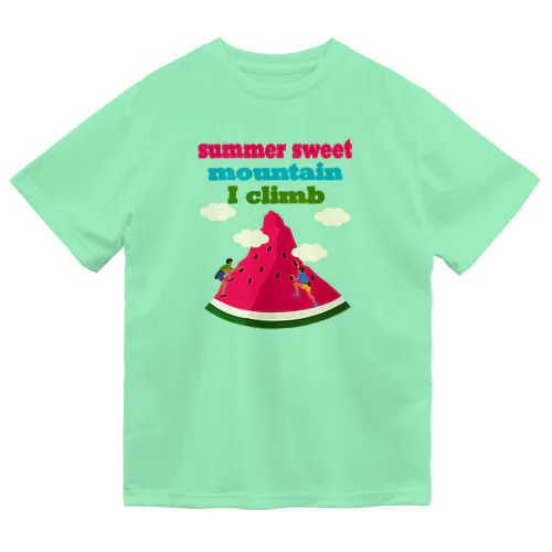 スイカクライミング(空なしVr） Dry T-Shirt