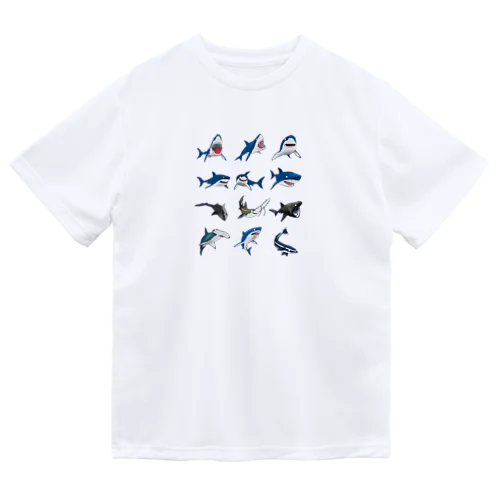 サメ詰め合わせ Dry T-Shirt