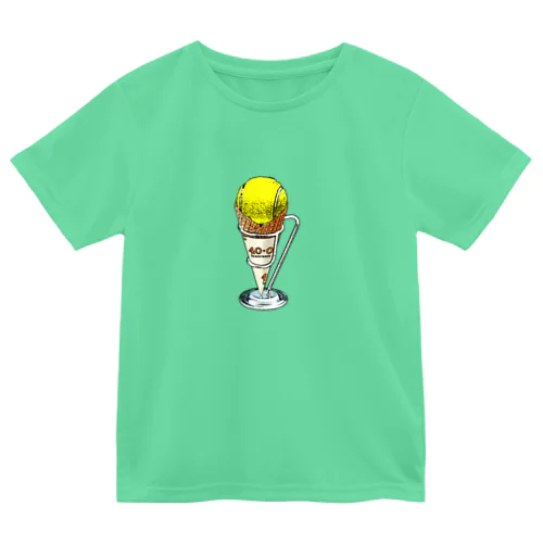 庭球学園の40-0アイスクリーム Dry T-Shirt