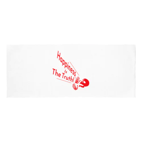 Happiness Is The Truth!（赤） Face Towel