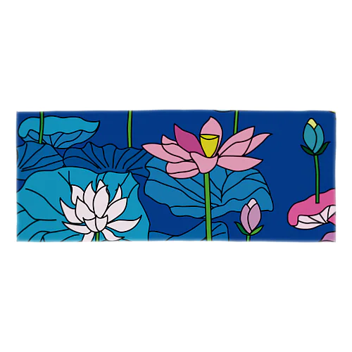 LOTUS  の青 Face Towel