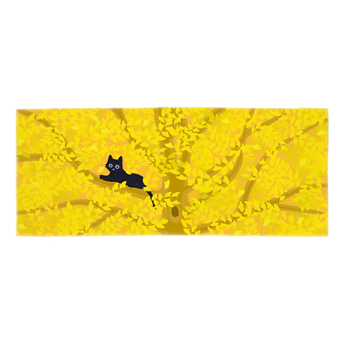 たびねこ /木の葉隠れ/タオル用 Face Towel