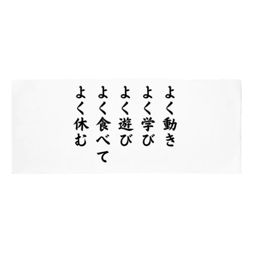 亀仙流の教え Face Towel