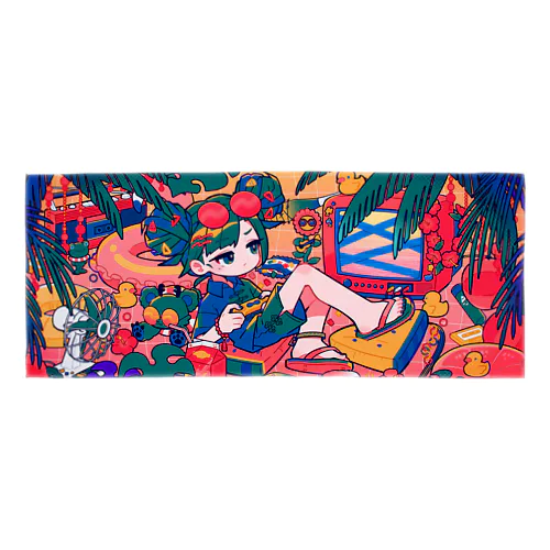 鹿summerフェイスタオル Face Towel