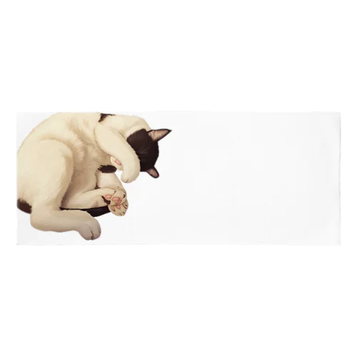 眠る猫 Face Towel