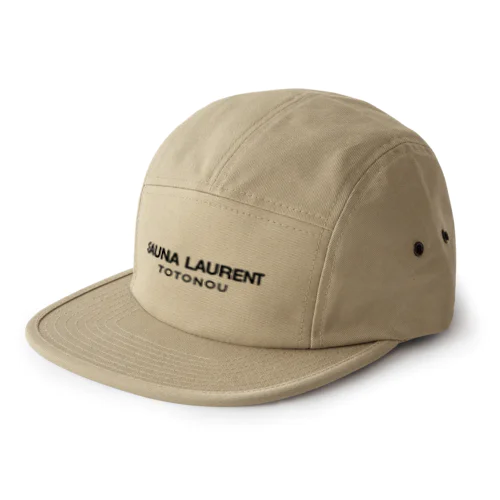 SAUNA LAURENT TOTONOU-サウナローラン ととのう-黒ロゴ 5 Panel Cap