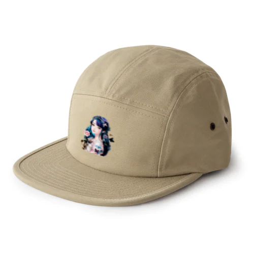 花と蝶のプリンセスガール 5 Panel Cap