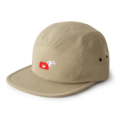UTubeに抱きつくほちょこ(ファッションアイテム) 5 Panel Cap