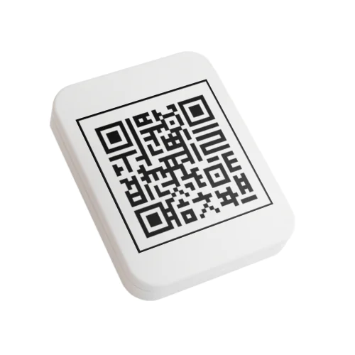 QRコードに空目するハングル Flat Tin Case