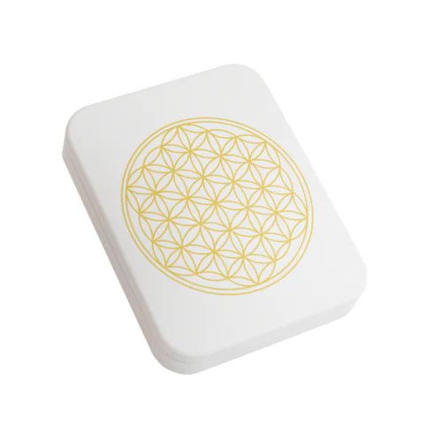 フラワーオブライフ（やまぶき）《メイン》 Flat Tin Case