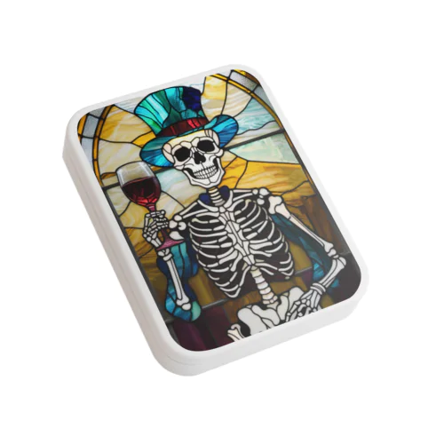 ホネ男とワイン Flat Tin Case