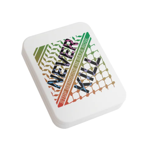 【パレスチナ連帯】never kill Flat Tin Case