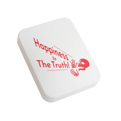 Happiness Is The Truth!（赤） Flat Tin Case