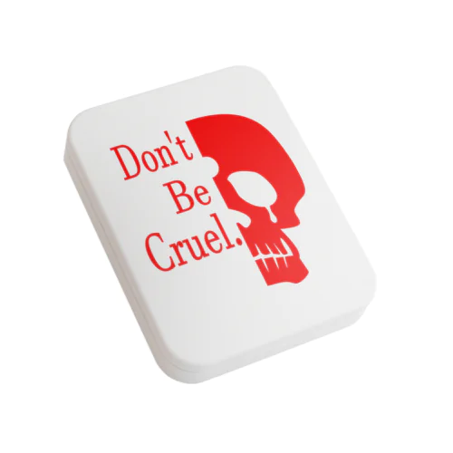 Don't Be Cruel.(赤) Flat Tin Case