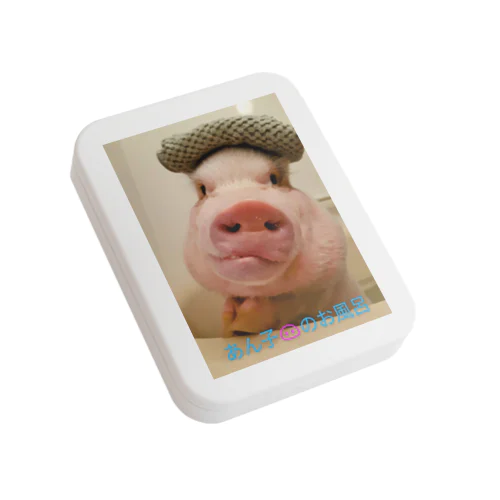 あん子🐽のお風呂 Flat Tin Case