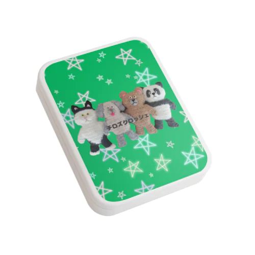 チロクロとなかまたち　星みどり Flat Tin Case