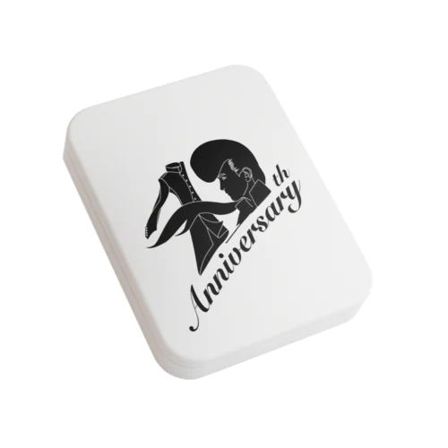 40th Flat Tin Case