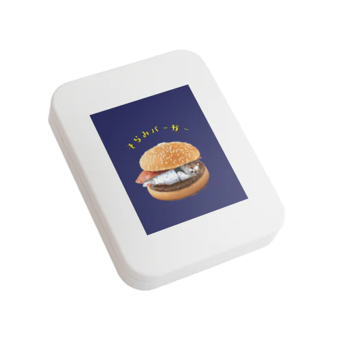 そらみバーガー Flat Tin Case