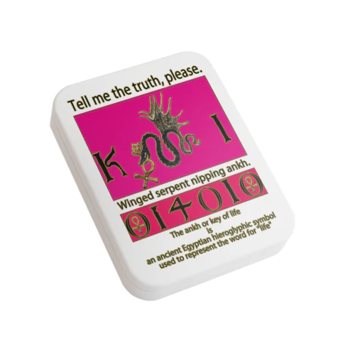 アンクを銜えた翼のある蛇-03 Flat Tin Case